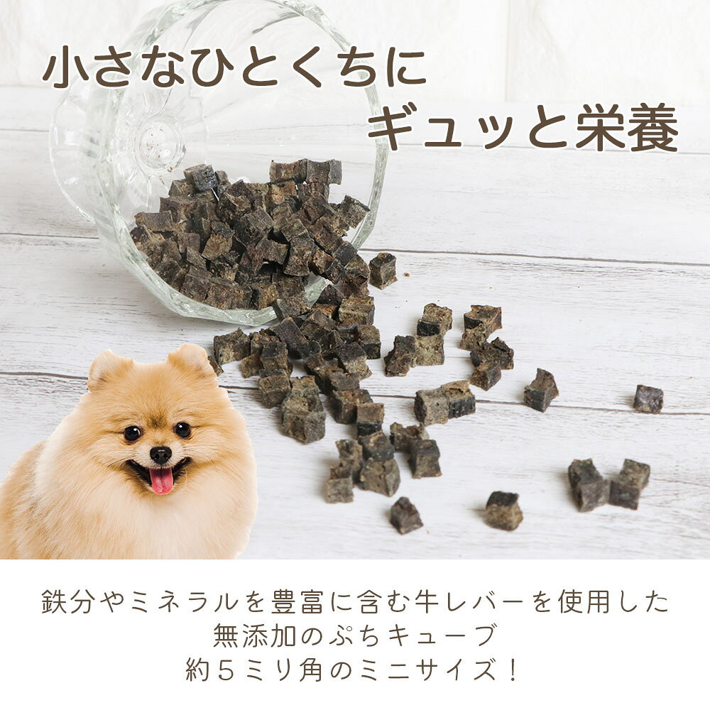 【ふるさと納税】 ドッグフード わんのはな 牛レバー ぷち cube 選べる 内容量 20g 50g 200g [ZANASHOP 兵庫県 三田市 3d28bae280126] 犬 ペット ペットフード 餌 エサ おやつ しつけ 牛 レバー 国産 栄養満点 メール便 クリポス メール便対応 ふるさと納税 f282197-sanda-10001173 兵庫県三田市 サンプル画像3