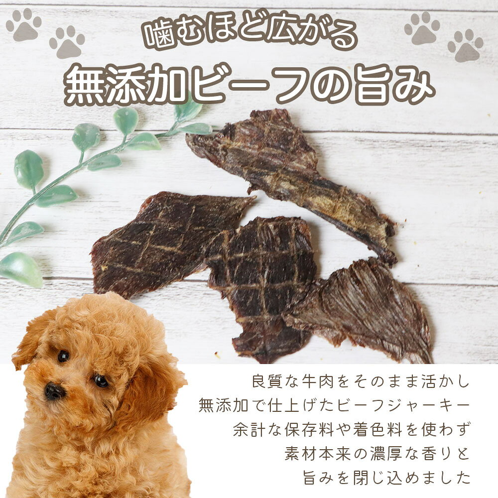 【ふるさと納税】 ドッグフード わんのはな ビーフジャーキー 選べる 内容量 20g 50g 200g [ZANASHOP 兵庫県 三田市 3d28bae280133] 犬 ペット ペットフード 餌 エサ おやつ しつけ 国産 肉 牛肉 ビーフ ジャーキー 栄養満点 メール便 クリポス メール便対応 ふるさと納税 f282197-sanda-10001175 兵庫県三田市 サンプル画像3