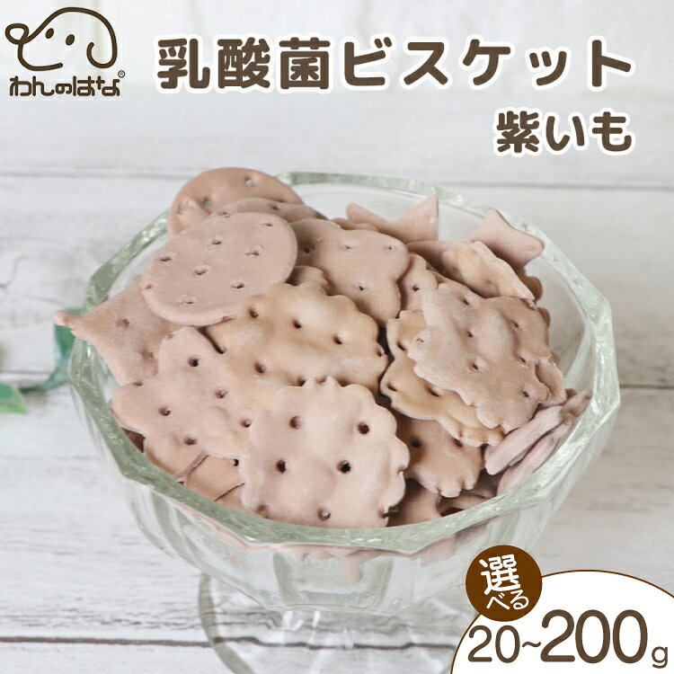 【ふるさと納税】 ドッグフード わんのはな 乳酸菌 ビスケット 紫いも 選べる 内容量 20g 50g 200g [ZANASHOP 兵庫県 三田市 3d28bae280226] 犬 餌 エサ えさ おやつ ペット ドッグ フード ペットフード 国産 芋 いも 紫芋 オリゴ糖 手作り メール便 ふるさと納税 f282197-sanda-10001178 兵庫県三田市 パッケージ画像
