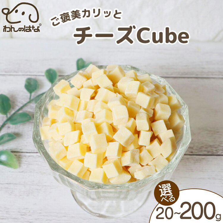 【ふるさと納税】 ドッグフード チーズ わんのはな ご褒美カリっとチーズcube 選べる内容量 20g 50g 200g [ZANASHOP 兵庫県 三田市 3d28bae280242] ドッグ ペット ペットフード 餌 エサ おやつ しつけ ご褒美 カリッ キューブ キューブ状 国産 メール便 ふるさと納税 f282197-sanda-10001159 兵庫県三田市 パッケージ画像
