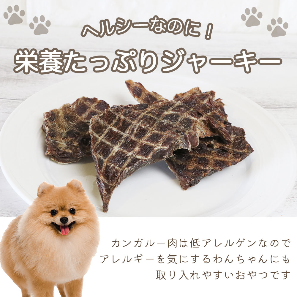 【ふるさと納税】 ドッグフード わんのはな カンガルー ジャーキー 選べる 内容量 15g 40g 160g [ZANASHOP 兵庫県 三田市 3d28bae280260] 犬 餌 エサ えさ おやつ ペット ドッグ フード ペットフード f282197-sanda-10001181 兵庫県三田市 サンプル画像3
