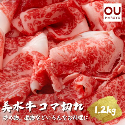 美水牛コマ切れ1200g（400g×3）　（冷凍品）　【お肉・牛肉】