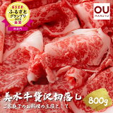 【ふるさと納税】美水牛贅沢切落し800g（200g×4）　（冷凍品）　【お肉・牛肉】