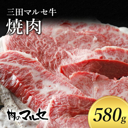 三田マルセ牛　焼肉580g　【お肉・牛肉・お肉・牛肉・焼肉・バーベキュー】