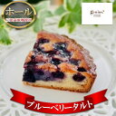 【ふるさと納税】ブルーベリータルト ホール ( 三田高原卵使用 ブルーベリータルト ( 冷凍 ) 1ホール ) 洋菓子 焼き菓子 タルト ブルーベリー スイーツ...