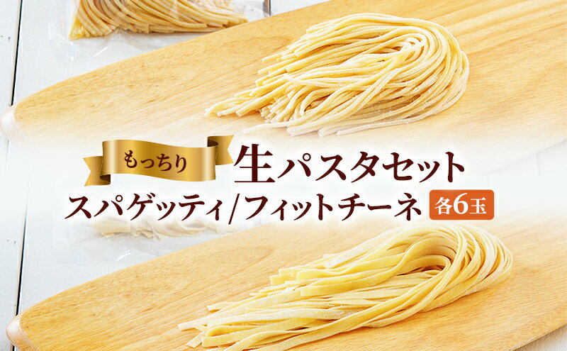 【ふるさと納税】もっちり生パスタセット　【 麺類 夕飯 夜ごはん ランチ お昼ごはん 生スパゲッティ もっちり フェットチーネ 平打ち生パスタ 】