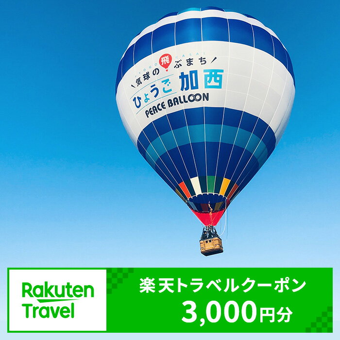 兵庫の旅行券（宿泊券） 【ふるさと納税】ふるさと納税　兵庫県加西市の対象施設で使える 楽天トラベルクーポン 寄附額10，000円（3，000円クーポン）　【高級宿・宿泊券・旅行】