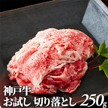 【ふるさと納税】神戸牛 お試し 切り落とし 250g ヒライ牧場　【お肉・牛肉・神戸牛・切り落とし・250g 】