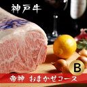 【ふるさと納税】帝神 神戸牛 おまかせコース B 福袋 神戸ビーフ 詰め合わせ キャンプ BBQ アウトドア　【 牛肉 お肉 ビフテキ 食べ比べ 夕飯 ディナー 】