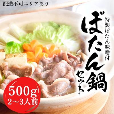 【ふるさと納税】 ぼたん鍋 セット 2～3人前[ 鍋 ジビエ 猪肉 ]　【 ジビエ料理 ジビエ鍋 鍋料理 鍋物 ..