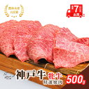 【ふるさと納税】【最短7日以内発送】 神戸ビーフ 神戸牛 牝 特選焼肉 500g 川岸畜産 冷凍 肉 牛肉 すぐ届く お肉 和牛 食材 グルメ ブランド牛 日本産 国産 夕飯 晩御飯 夜ごはん