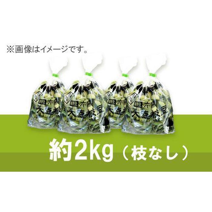 【ふるさと納税】【先行予約2024年10月中旬発送】丹波ふるさと村の丹波黒枝豆500g×4(枝なし)