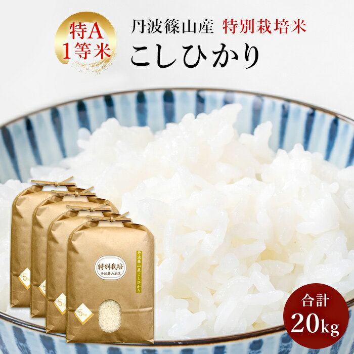 20位! 口コミ数「0件」評価「0」お米のおいしさ伝えたい！特別栽培米コシヒカリ5kg×4
