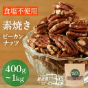 【ふるさと納税】【素焼き・無塩】ピーカンナッツ 200g×2袋~5袋(1袋200g) | 兵庫県 丹波篠山市