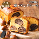 【ふるさと納税】バターケーキ・栗 | 兵庫県 丹波篠山市 パウンドケーキ スイーツ ギフト お取り寄せ お菓子 ケーキ 冷凍 洋菓子 焼き菓子 お取り寄せスイーツ 高級