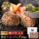 【ふるさと納税】神戸牛ハンバーグ 1.4kg (140g×10個) 神戸ビーフ 神戸肉 KOBE BEEF 日本産 高級 特選 日本産 A5ランク A4ランク 贈答用 手作り グルメ お肉 牛肉 和牛 真空パック 小分け 冷凍 母の日 父の日 お取り寄せグルメ 内祝い ギフト 冷凍 お中元 お歳暮 お年賀