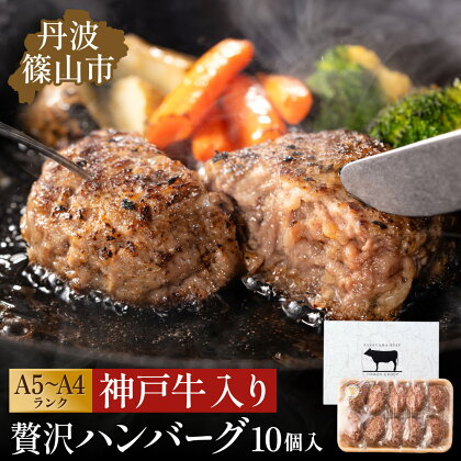 神戸牛ハンバーグ 1.4kg (140g×10個) 神戸ビーフ 神戸肉 KOBE BEEF 日本産 高級 特選 日本産 A5ランク A4ランク 贈答用 手作り グルメ お肉 牛肉 和牛 真空パック 小分け 冷凍 母の日 父の日 お取り寄せグルメ 内祝い ギフト 冷凍 お中元 お歳暮 お年賀