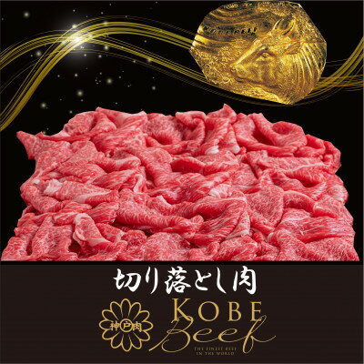 神戸ビーフ 切り落とし肉(ばら・もも・かた) 500g YBS1[配送不可地域:離島]