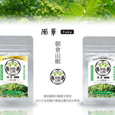 【ふるさと納税】朝倉山椒の粉山椒(フリーズドライ)【1505973】