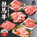 【ふるさと納税】【毎月定期便】平山牛舗の厳選「但馬牛」おたのしみ全6回【配送不可地域:離島】【4056784】