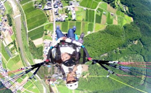 兵庫県丹波市の【ふるさと納税】丹波の空 パラグライダーで空中散歩|詳細画像