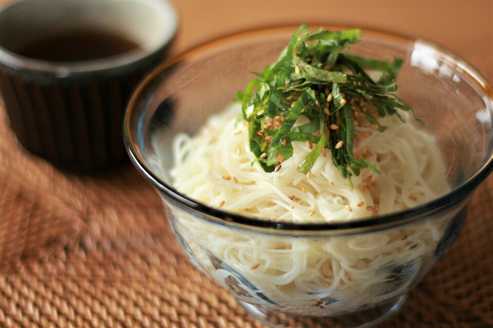 【ふるさと納税】淡路島手延そうめん 御陵糸（古物）1kg紙箱入り ふるさと納税 そうめん