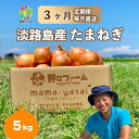 【ふるさと納税】【3回定期便】mama-yasai たまねぎ5kg