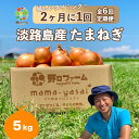 【ふるさと納税】【全6回・2ヶ月に1回定期便】mama-yasai たまねぎ5kg