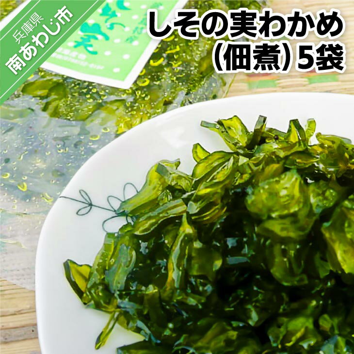 しその実わかめ(佃煮) 160g×5袋