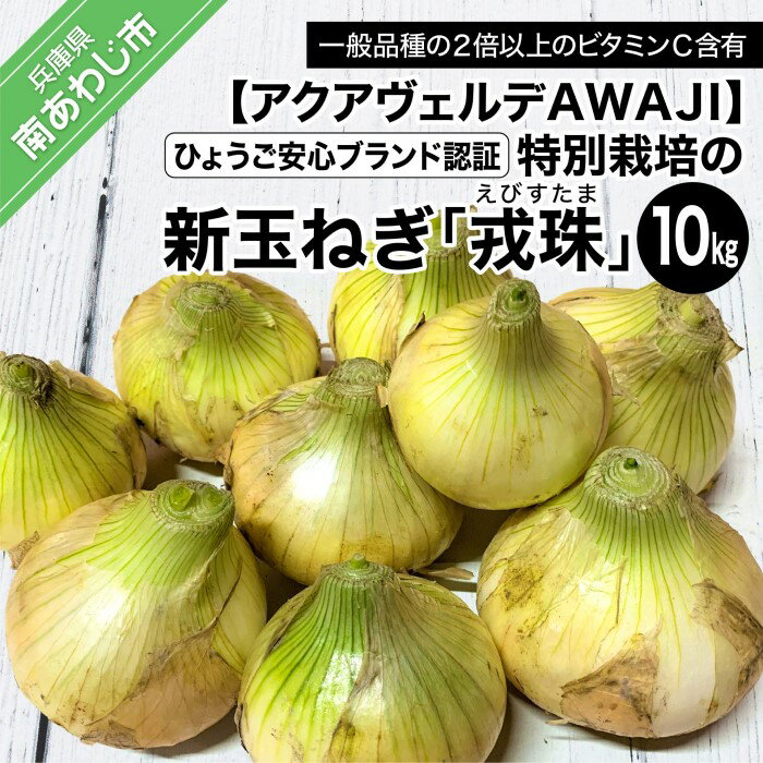 【新玉ねぎ】ひょうご安心ブランド認証 特別栽培の玉ねぎ「戎珠（えびすたま）」 10kg　◆配送2月中旬～5月下旬