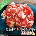 【ふるさと納税】 神戸ビーフA4ランク 切り落とし500g