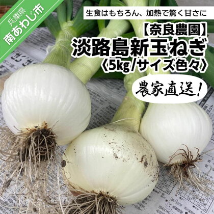 農家直送！【奈良農園】淡路島新玉ねぎ ≪5kgサイズ色々≫ ふるさと納税 おすすめ