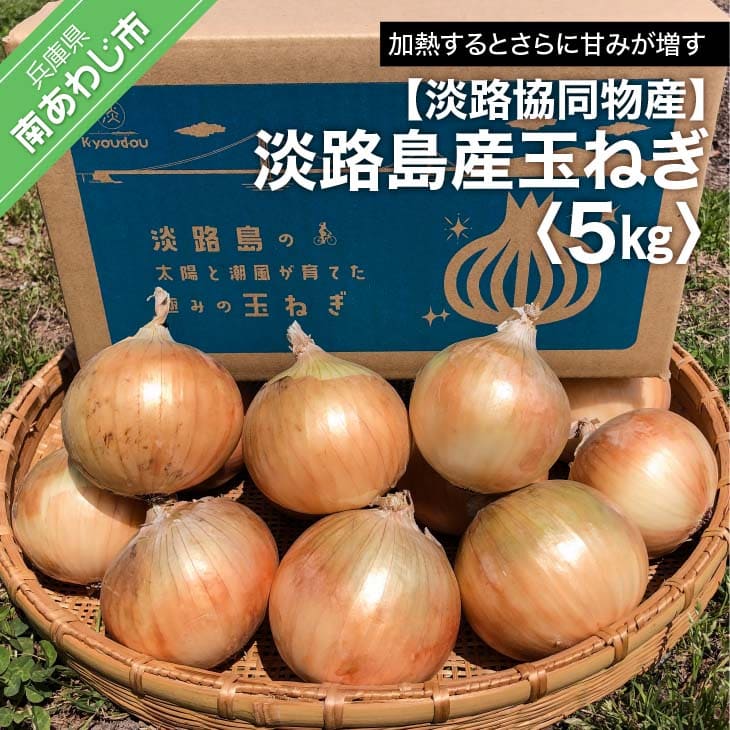【ふるさと納税】【淡路協同物産】淡路島産玉ねぎ　5kgのサムネイル