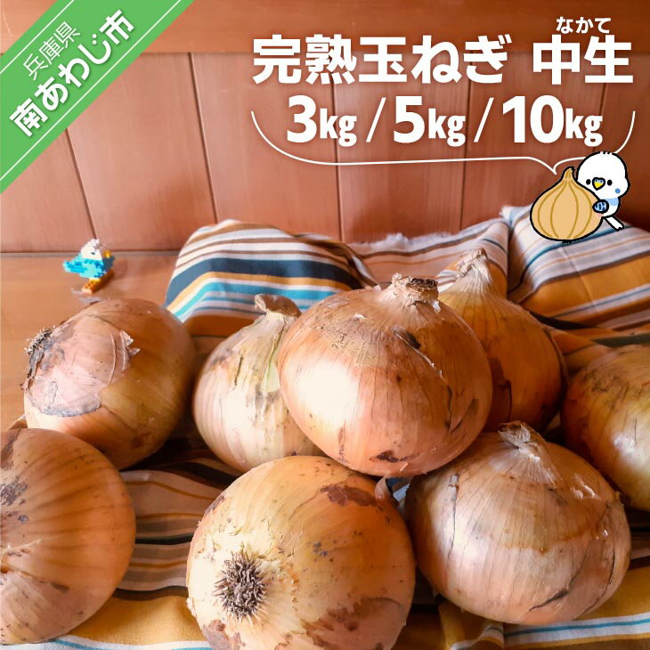 完熟玉ねぎ 中生[3kg・5kg・10kg]