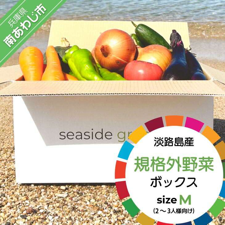 [シーサイドグロサリー]淡路島産規格外野菜ボックス・Mサイズ(2〜3人向け) ふるさと納税 おすすめ