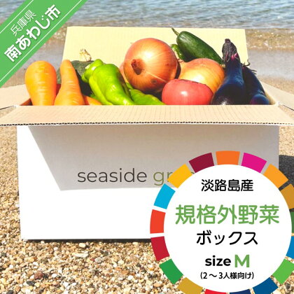 【シーサイドグロサリー】淡路島産規格外野菜ボックス・Mサイズ（2～3人向け） ふるさと納税 おすすめ