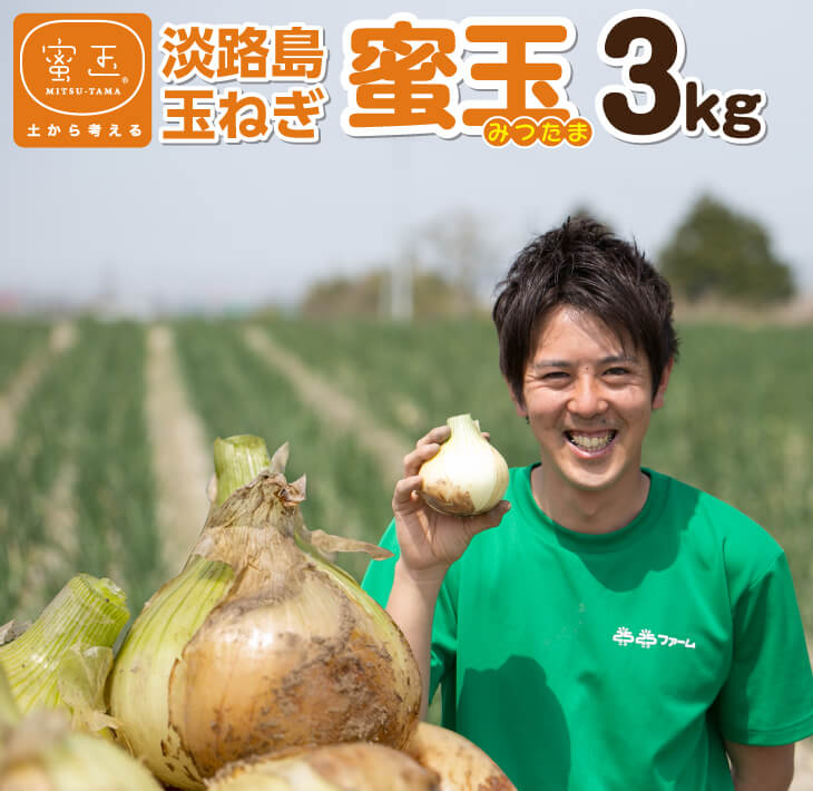 【ふるさと納税】蜜玉（みつたま）3kg 2023年度産淡路島玉ねぎ