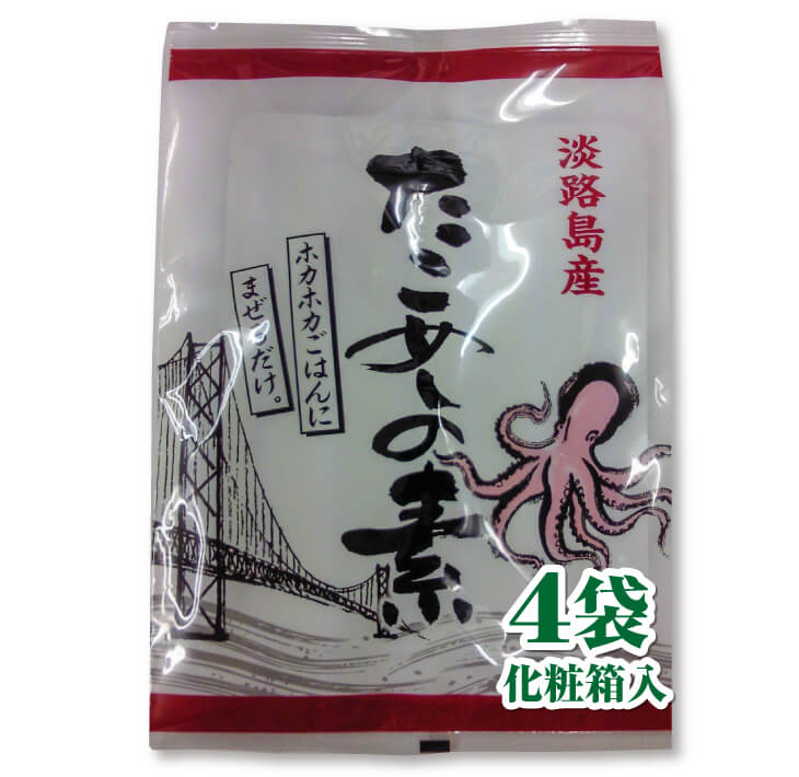 【ふるさと納税】たこめしの素　4袋化粧箱入のサムネイル