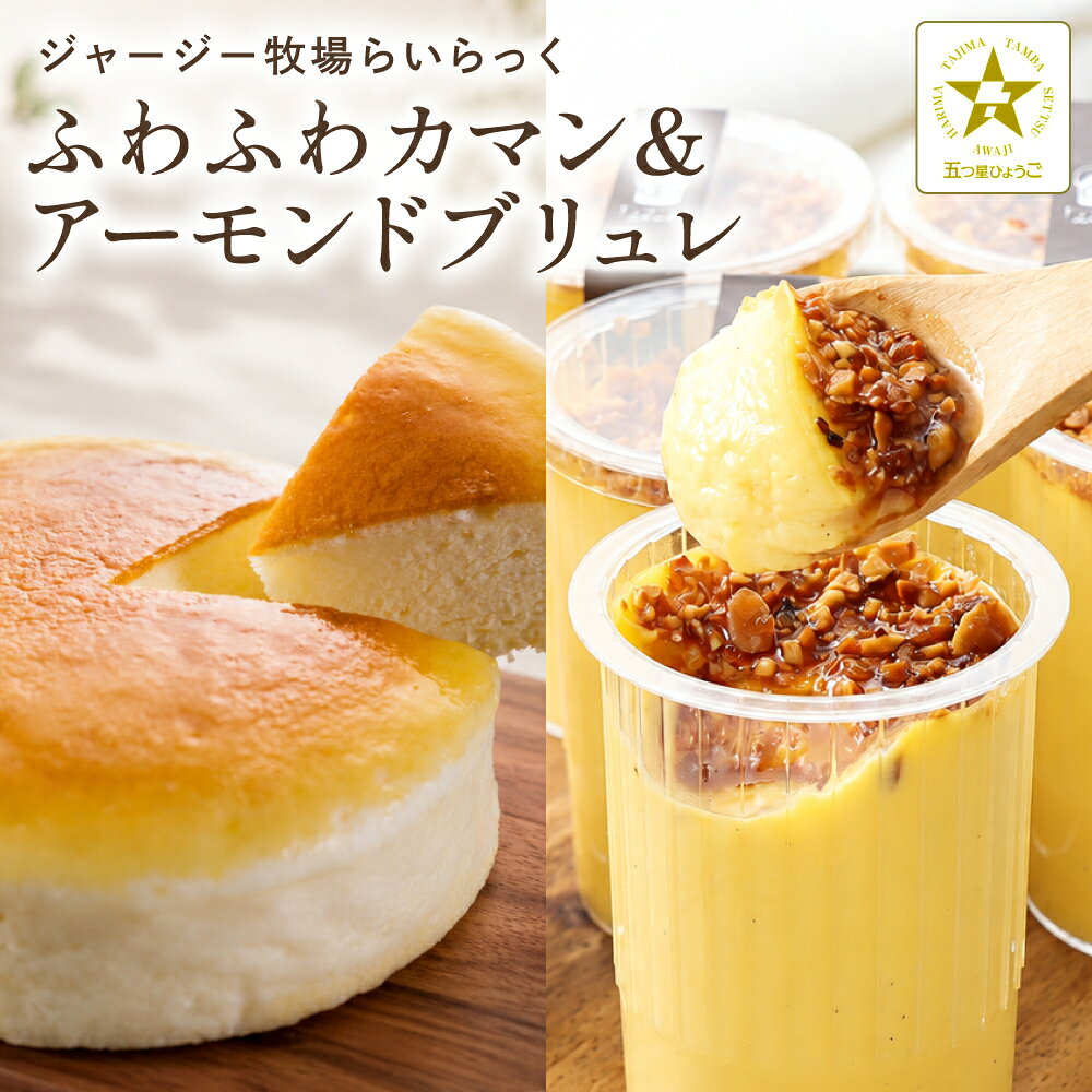 【ふるさと納税】ジャージー牧場 らいらっく チーズケーキ 1台(ふわふわカマン)と ...