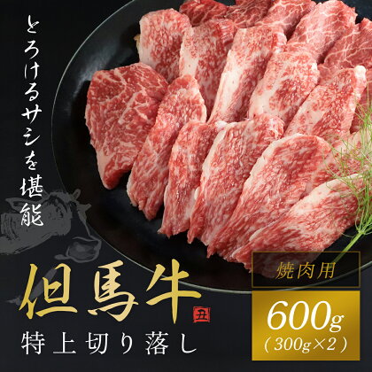 但馬牛特上切り落とし 300g×2P (焼肉用) 神戸牛 神戸ビーフ 牛肉 黒毛和牛 国産牛 ブランド和牛 切り落とし 牛切り落とし 切り落とし肉 焼肉 焼き肉 BBQ バーベキュー 兵庫県 朝来市 AS1CA15