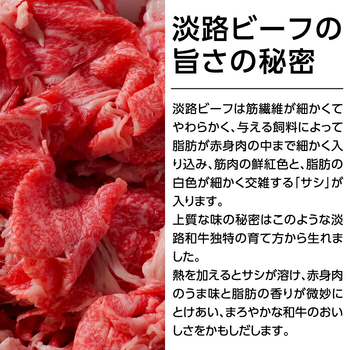 【ふるさと納税】淡路ビーフきりおとし600g 冷蔵 黒毛和牛 国産 切り落とし 高級 こま切れ f282260-awaji-10000537 兵庫県淡路市 サンプル画像3