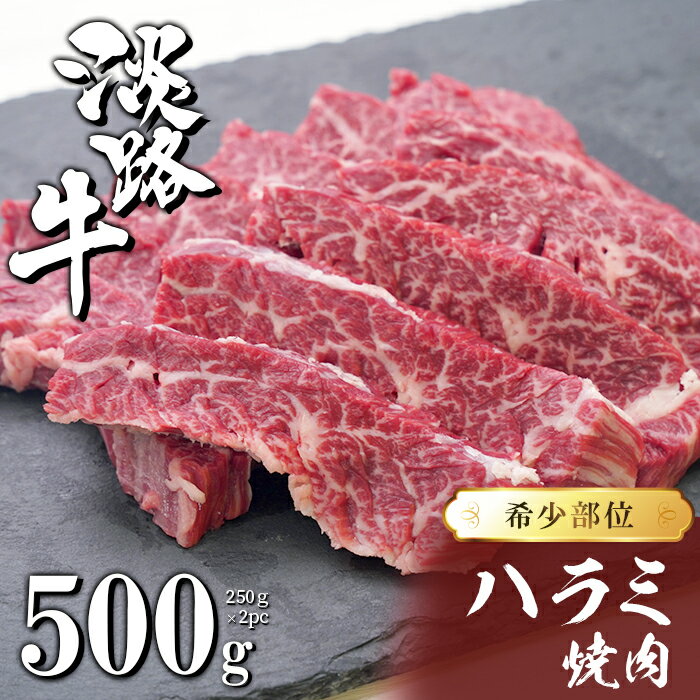【ふるさと納税】淡路牛ハラミ焼肉 500g（250g×2PC