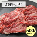【ふるさと納税】淡路牛カルビ　500g（250g×2）