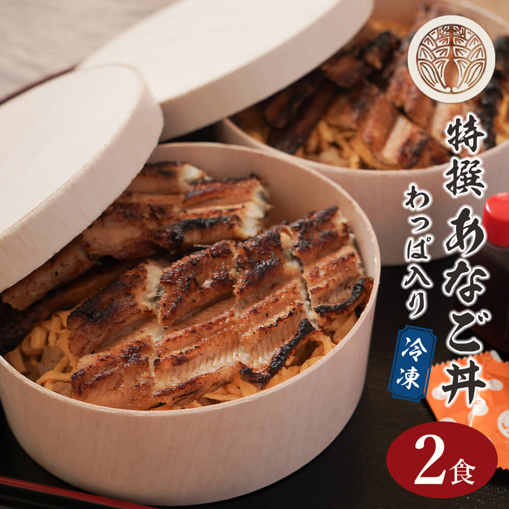 特撰あなご丼 わっぱ入り 2食セット 冷凍 あなごめし