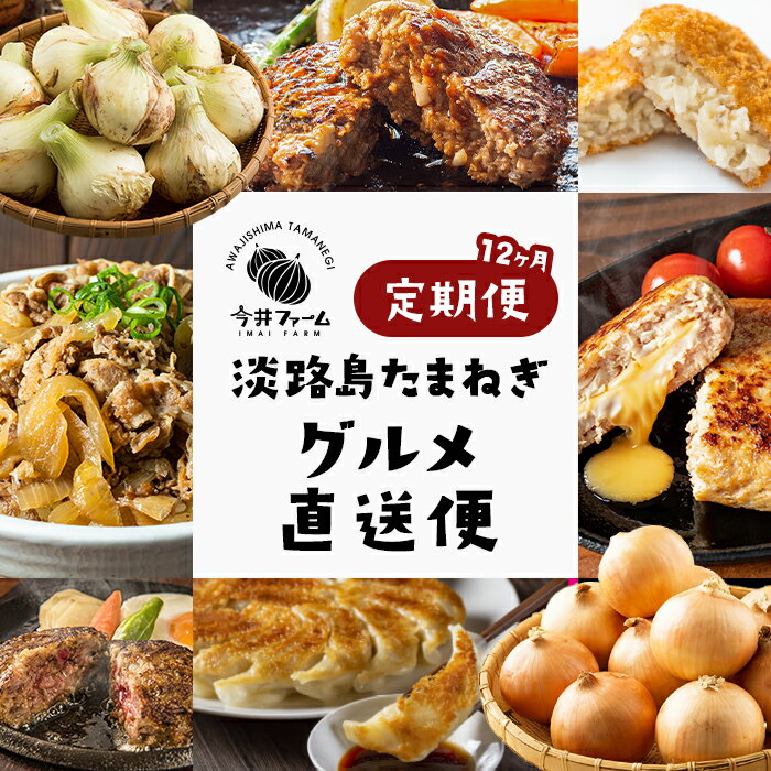 【ふるさと納税】【定期便12ヶ月】今井ファームの淡路島たまねぎグルメ直送便