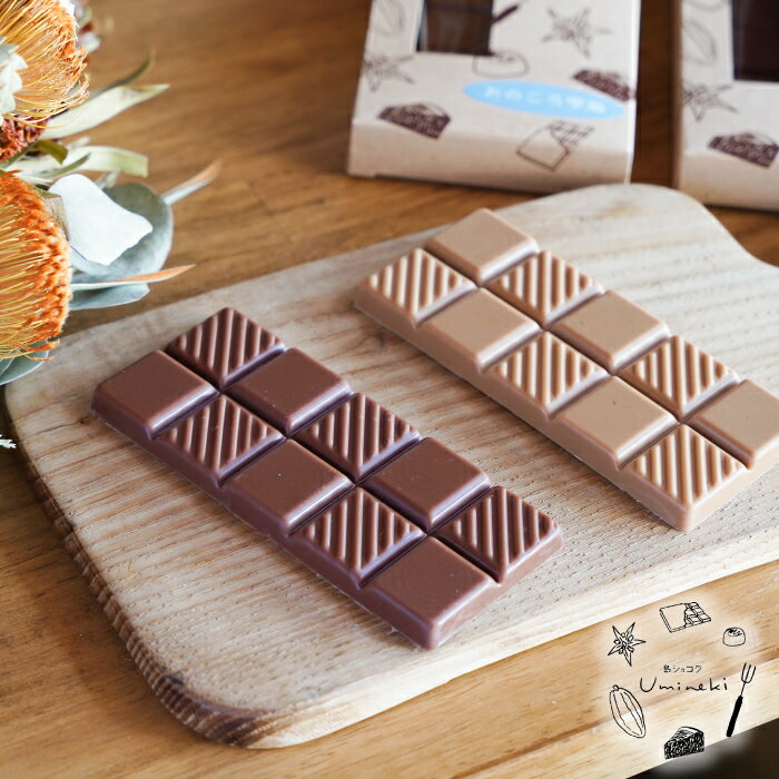 【ふるさと納税】おのころ雫塩チョコレート(ミルク1枚・キャラメル1枚) 板チョコレート