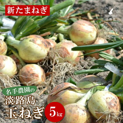 【新たまねぎ】名手農園の淡路島特産玉ねぎ 5kg【発送時期：2024年3月～5月頃】