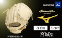 【ふるさと納税】AO71 ミズノプロ 硬式用 野球グラブ 投手用 宮城型( 左投げ ) 【 野球 グローブ グラブ ピッチャー 投手 受注生産 Mizuno Pro 美津濃 左利き 宮城 大弥 宮城大弥 】
