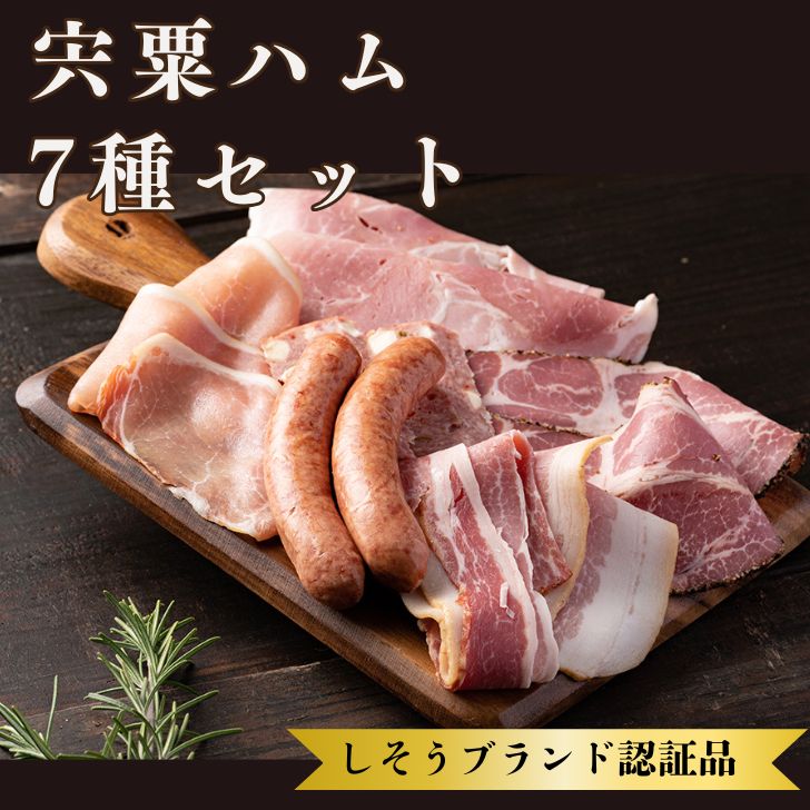【ふるさと納税】数量限定 7種の宍粟ハムセット＆あらびきフランクカレーセット ハ...