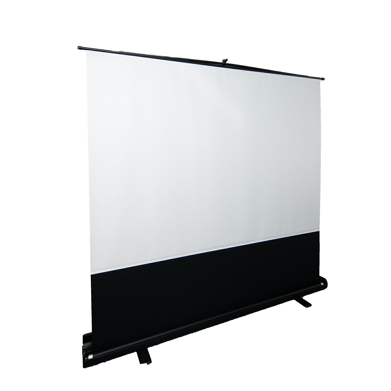 【ふるさと納税】AG23　フロアスタンド式スクリーン　MS-103FN　　( スクリーン スタンド式 大画面 大型 コンパクト 収納 簡単設置 簡単収納 持ち運び 106インチ ）